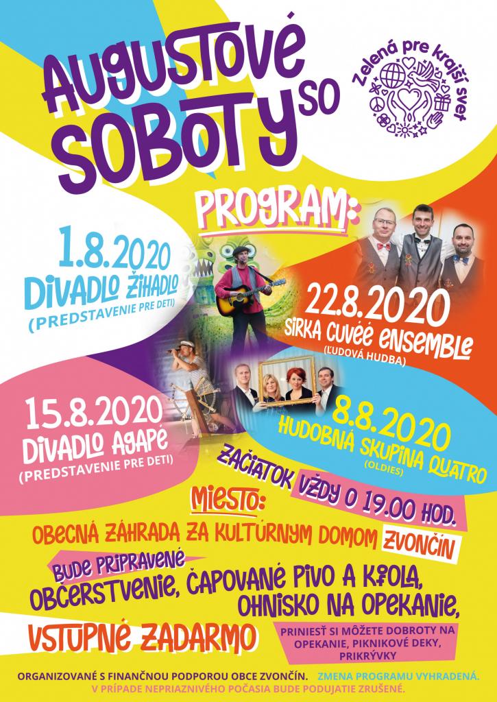 Augustové soboty so Zelenou ....